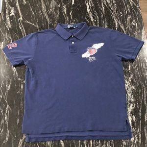 Ralph Lauren Blue Short Sleeved Polo Shirt